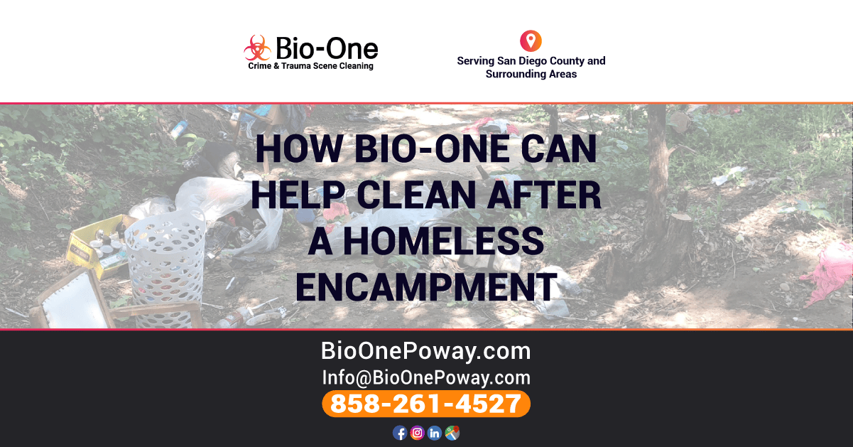 How Bio-One Can Help Clean After a Homeless Encampment