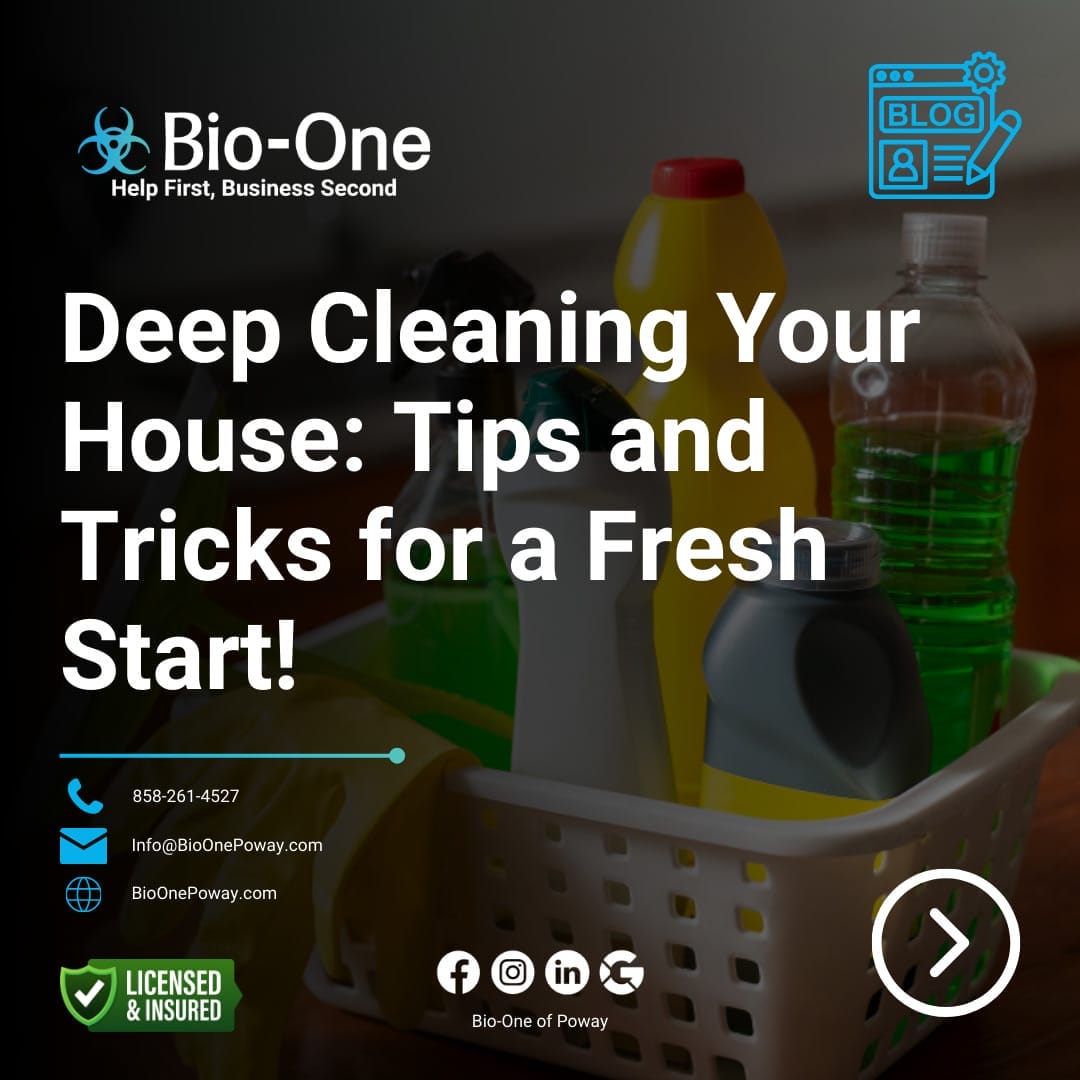Deep Cleaning Your House: Tips and Tricks for a Fresh Start! - Bio-One of Poway
